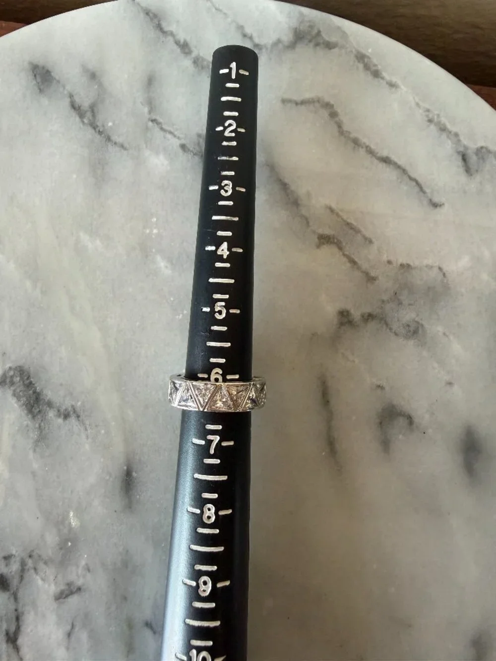 Radiance by Absolute 925 Art Deco Trilliant-Cut Bezel Set Eternity Ring - 6